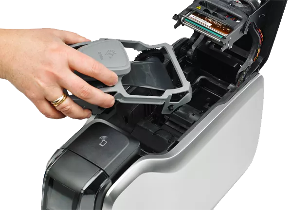 Open image of Zebra ZC300 Card Printer 2